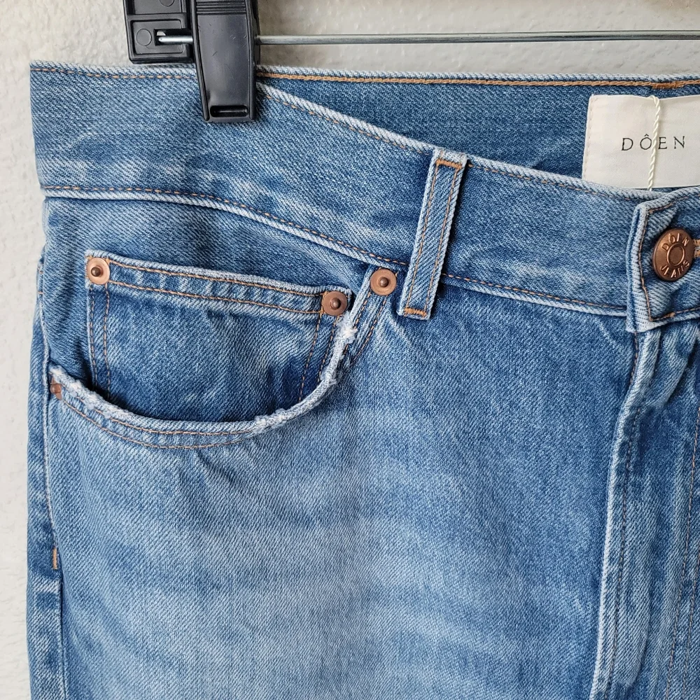 NWT Doen Laurent Wide Leg Ultra High Rise Jean, Size 31, Color Vilaine Wash - Picture 4 of 11